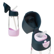 B.Box Zestaw Mini Lunchbox + Butelka tritanowa ze słomką 450ml Indigo Rose