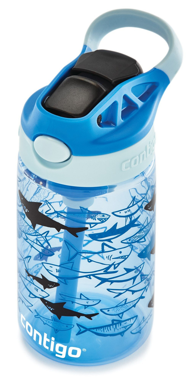 Bidon / butelka dla dzieci - Contigo Easy Clean • 420ml • Sharks