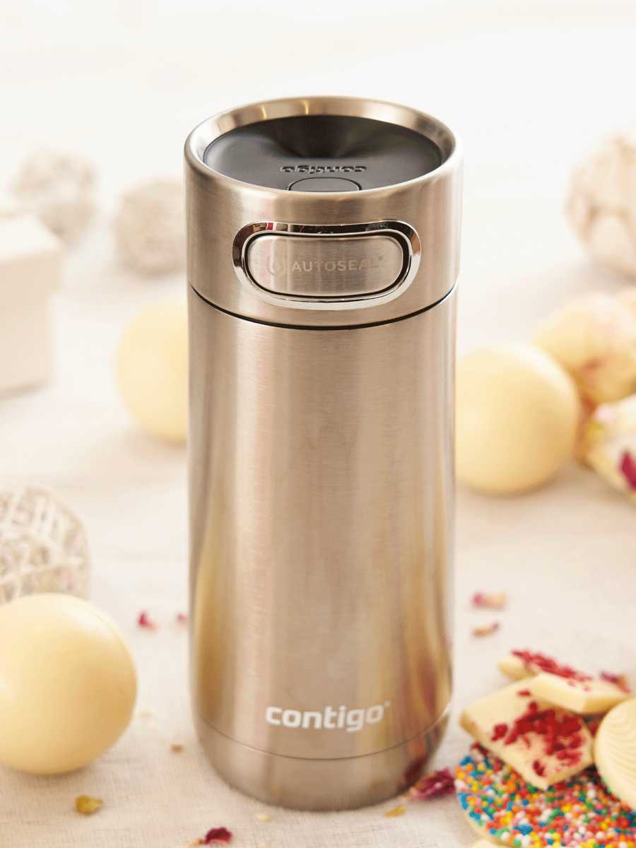 Kubek termiczny z grawerem - Contigo Luxe • 360ml • Stainless Steel