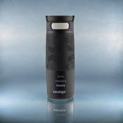 Kubek termiczny z grawerem Contigo Transit (Metra) 470 ml - Czarny