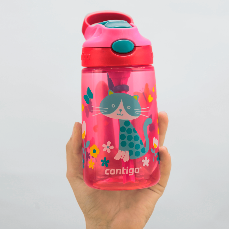 Bidon dla dzieci / Kubek dla dzieci - Contigo Gizmo Flip • 414ml • Cherry Cat