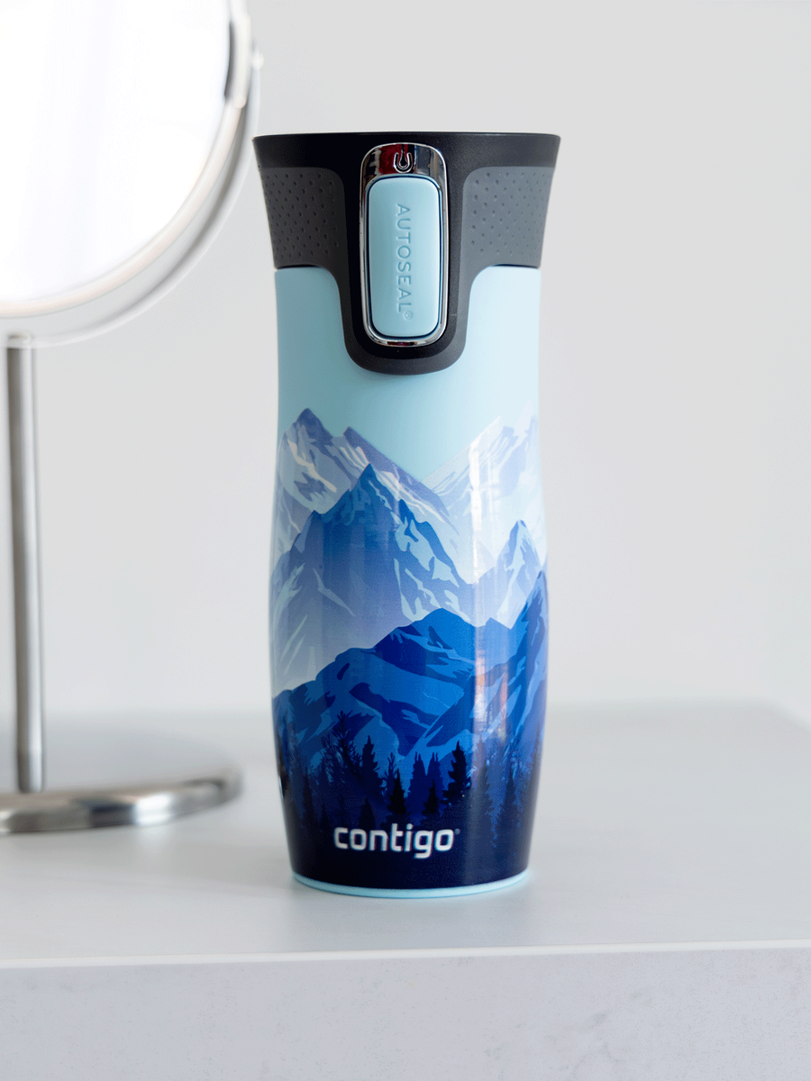 Kubek termiczny - Contigo West Loop 2.0 • 470ml • Góry w dzień