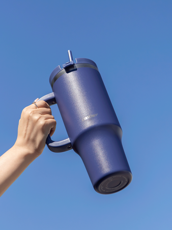 Kubek termiczny ze słomką Contigo Streeterville Tumbler 1200 ml - Indigo - powystawowy