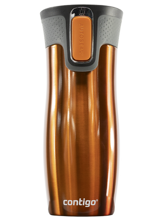 Kubek termiczny - Contigo West Loop 2.0 • 470ml • Pomarańczowy