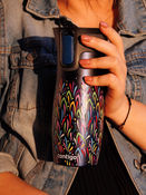 Kubek termiczny - Contigo West Loop 2.0 • 470ml • Floresy - Granat Mat