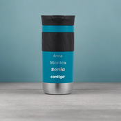 Kubek termiczny z grawerem Contigo Byron 2.0 470ml - Niebieski mat