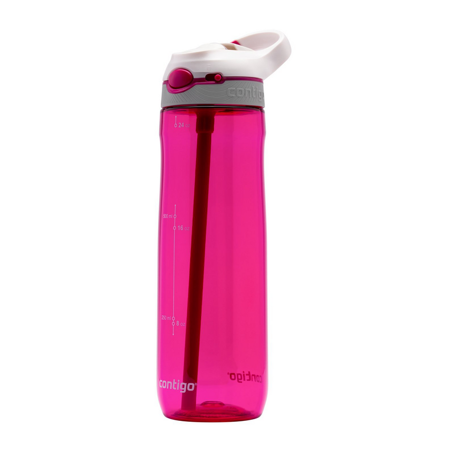 Butelka tritanowa na wodę - Contigo Ashland • 720ml • Sangria/White