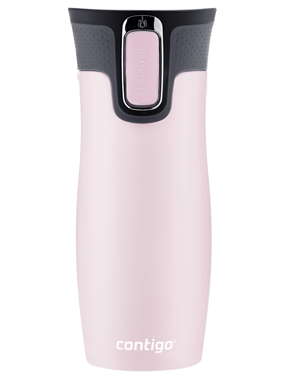 Kubek termiczny - Contigo West Loop 2.0 • 470ml • Różowy Mat