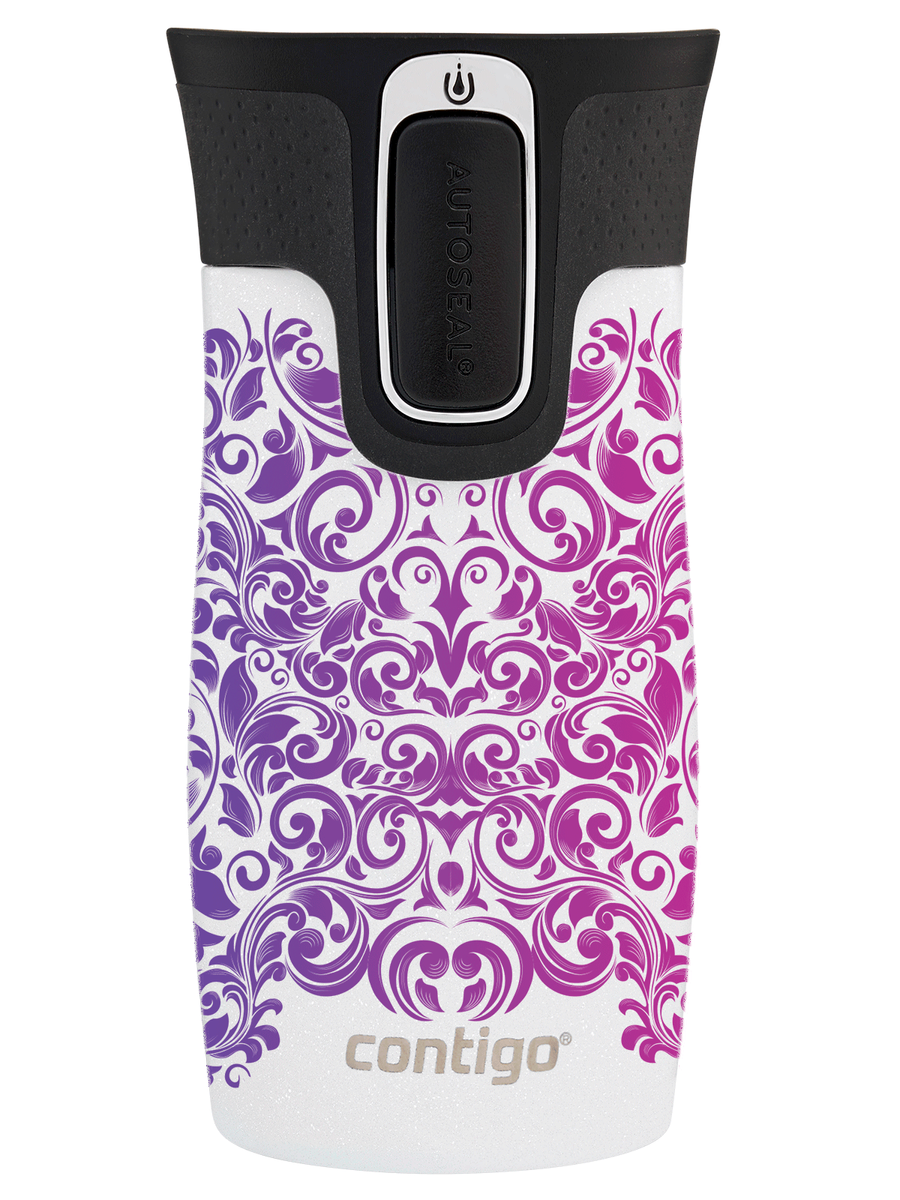 Kubek termiczny - Contigo West Loop Mini • 300ml • Glamour - Biały Metalik