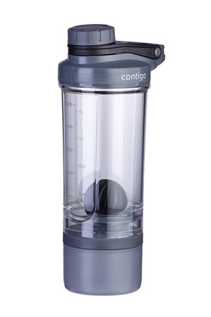 Shaker z pojemnikiem - Contigo Shake and Go Fit • 650ml • Black - powystawowy