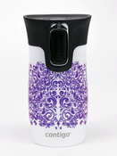 Kubek termiczny - Contigo West Loop Mini • 300ml • Glamour - Biały Metalik