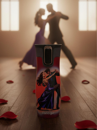 Kubek termiczny Contigo West Loop 2.0 470ml - Tango  - Czerwony