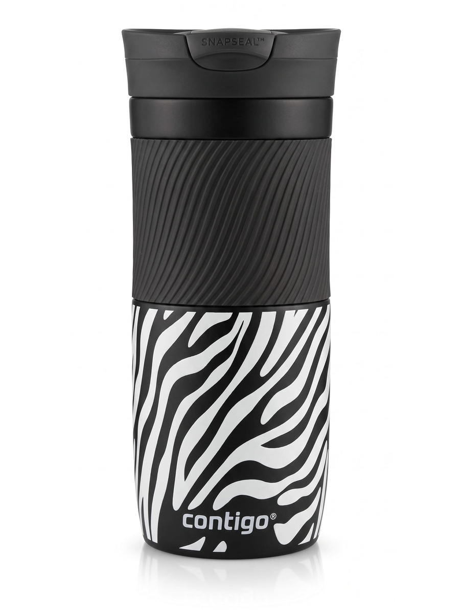 Kubek termiczny Contigo Byron 470 ml - Zebra