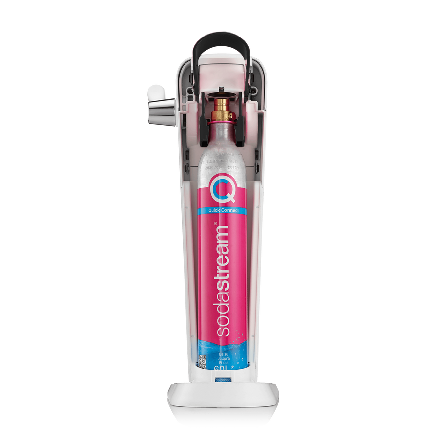 Saturator do wody gazowanej SodaStream ART + butelka + nabój CO2- Biały