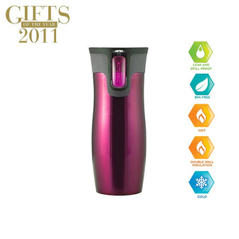 Kubek termiczny - Contigo West Loop • 470ml • malinowy - powystawowy