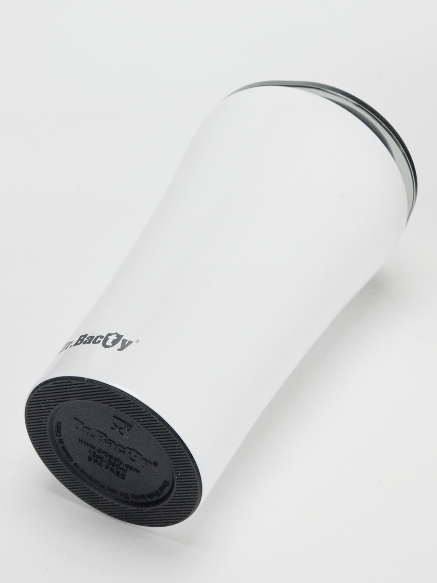 Kubek termiczny na kawę Dr.Bacty Apollo 2.0 - 360  ml - Glossy White - powystawowy