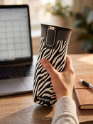 Kubek termiczny - Contigo West Loop 2.0 • 470ml • Zebra