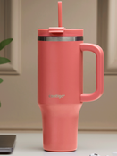 Kubek termiczny ze słomką - Contigo Streeterville Tumbler • 1200ml • Coral