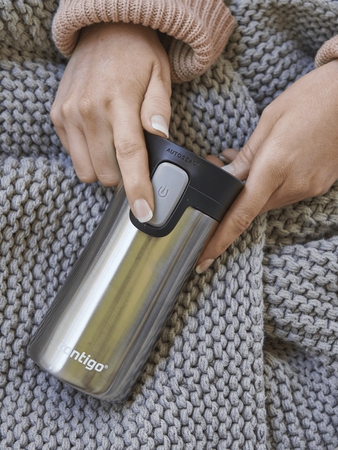 Kubek termiczny - Contigo Pinnacle • 300ml • Stainless Steel - powystawowy