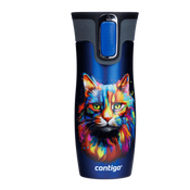 Kubek termiczny - Contigo West Loop 2.0 • 470ml • Kot - Granatowy
