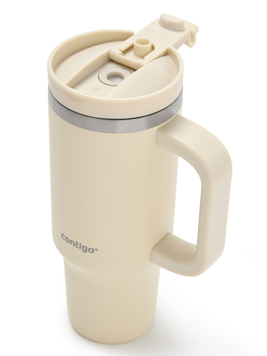 Kubek termiczny ze słomką Contigo Streeterville Tumbler Mini 880 ml - Oatmilk