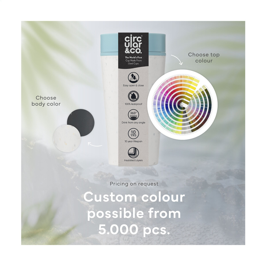 Kubek wielorazowy Circular&Co 340ml - Black