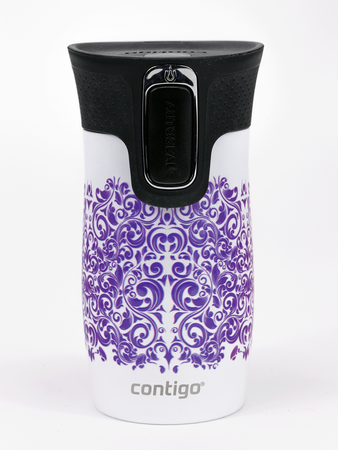 Kubek termiczny - Contigo West Loop Mini • 300ml • Glamour - Biały Metalik