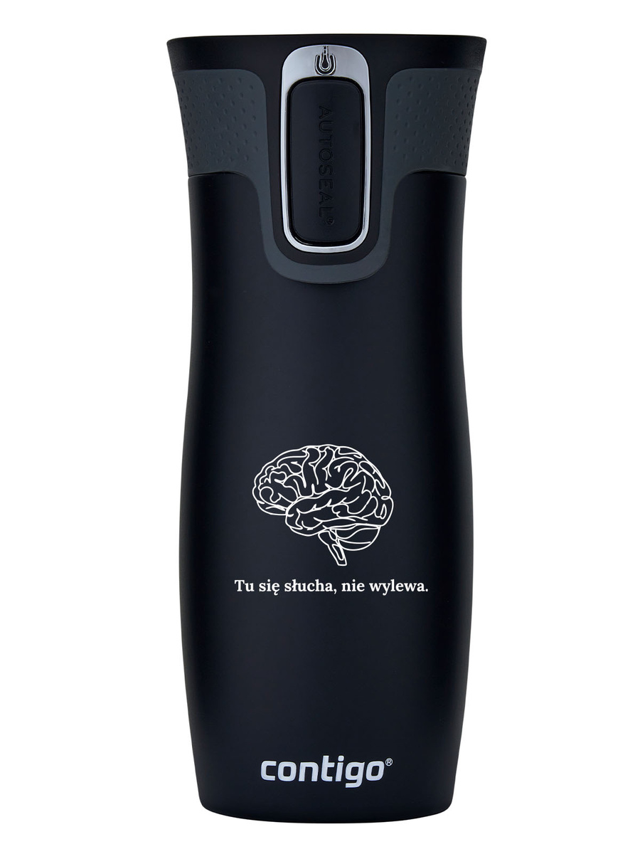 Kubek termiczny dla Psychologa - Contigo West Loop 2.0 • 470 ml • czarny