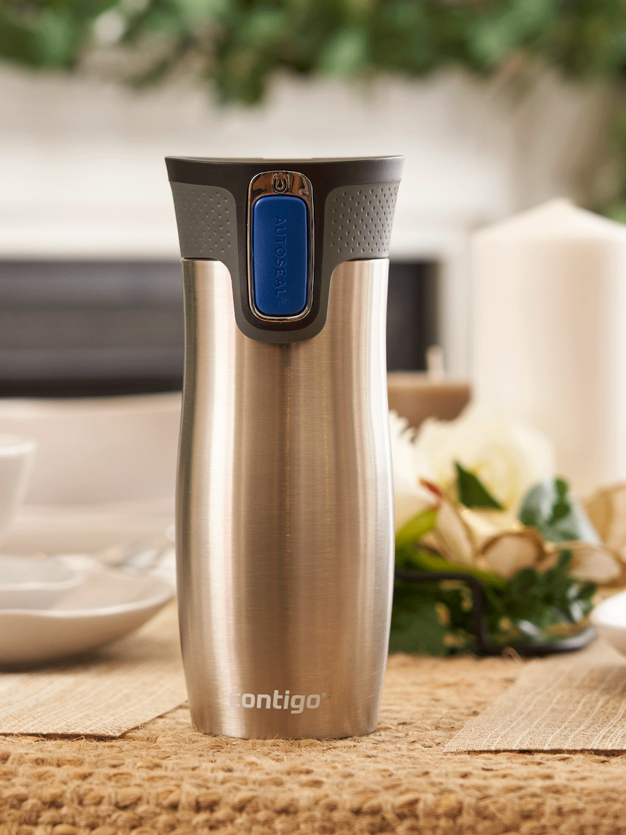 Kubek termiczny - Contigo West Loop 2.0 • 470ml • Stalowy + Pudełko