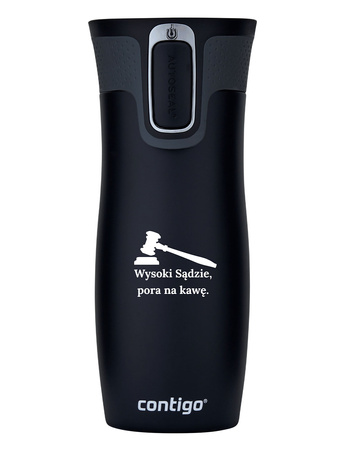 Kubek termiczny dla Sędziów - Contigo West Loop 2.0 • 470 ml • czarny
