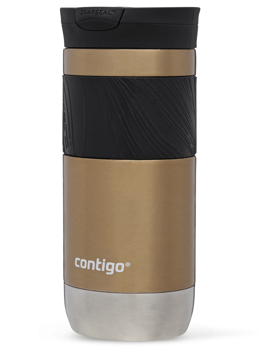 Kubek termiczny z grawerem - Contigo Byron 2.0 • 470ml • Złoty