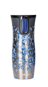 Kubek termiczny Contigo West Loop 2.0 470 ml - Folk Lion- Czarny
