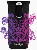Kubek termiczny - Contigo West Loop Mini • 300ml • Glamour - Czarny Metalik