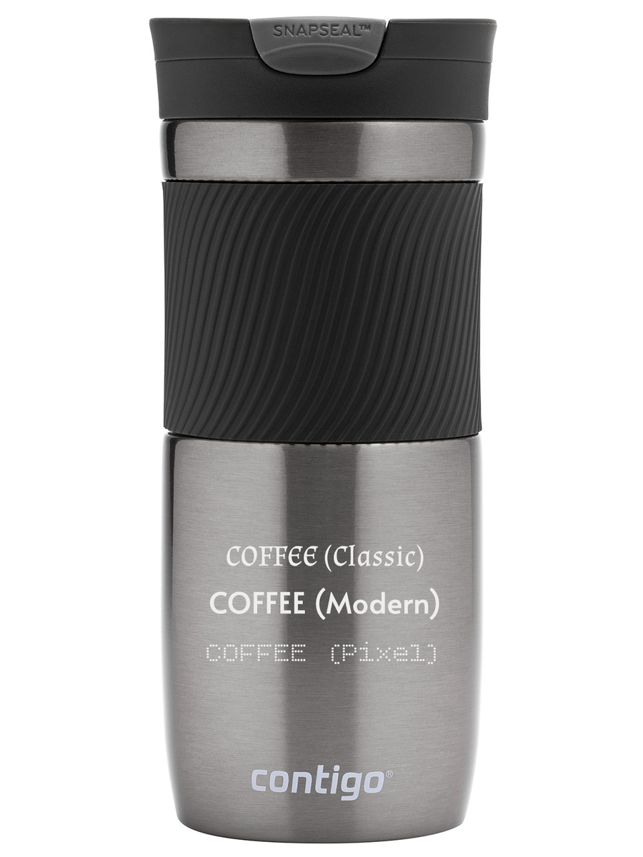 Kubek termiczny z grawerem - Contigo Byron • 470ml • Gunmetal