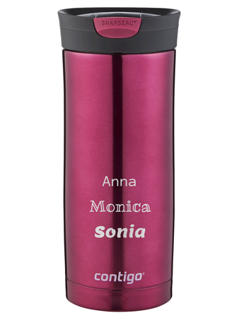 Kubek termiczny z grawerem - Contigo Huron • 470ml • Vivacious
