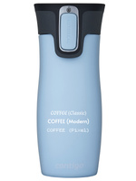 Kubek termiczny z grawerem - Contigo West Loop 2.0 • 470ml • Błękitny