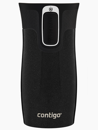 Kubek termiczny - Contigo West Loop Mini • 300ml • Duszki - Czarny Metalik