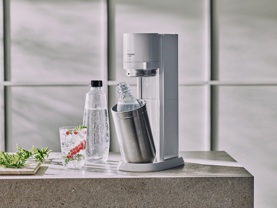 Saturator do wody gazowanej SodaStream Duo biały'+ 2 butelki+ nabój CO2