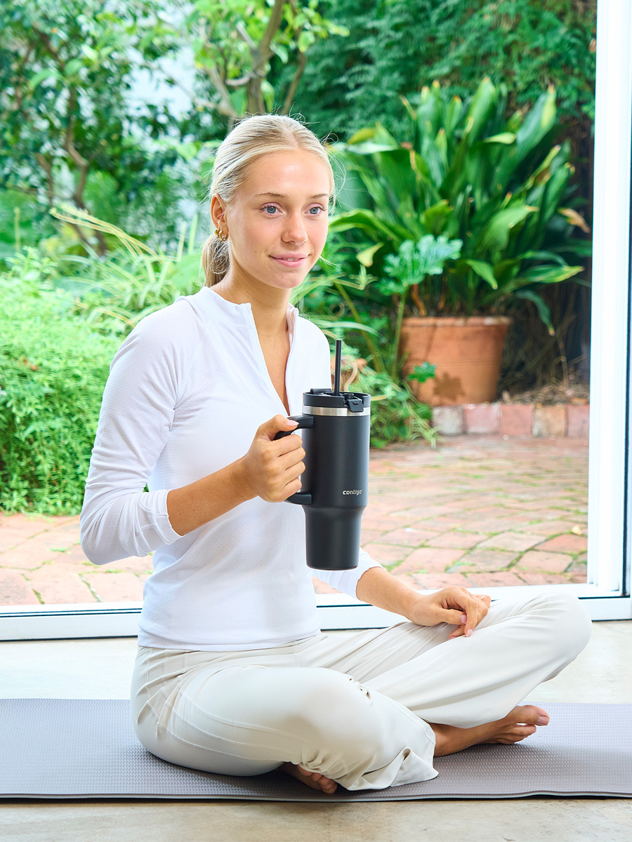Kubek termiczny ze słomką Contigo Streeterville Tumbler 880 ml - Licorice
