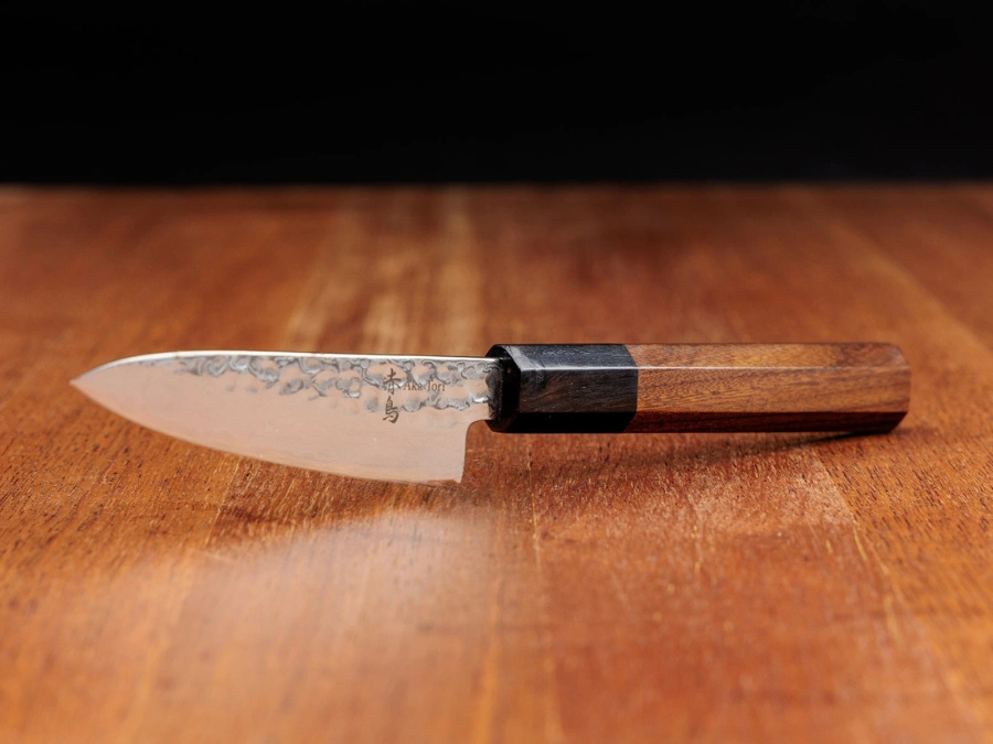 Nóż do obierania z grawerem Aka Tori ze stali damasceńskiej 3,5" - Tokyo Hammer