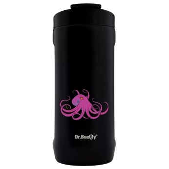 Kubek termiczny 2w1 Dr.Bacty Notus 360 ml - Morski - czarny