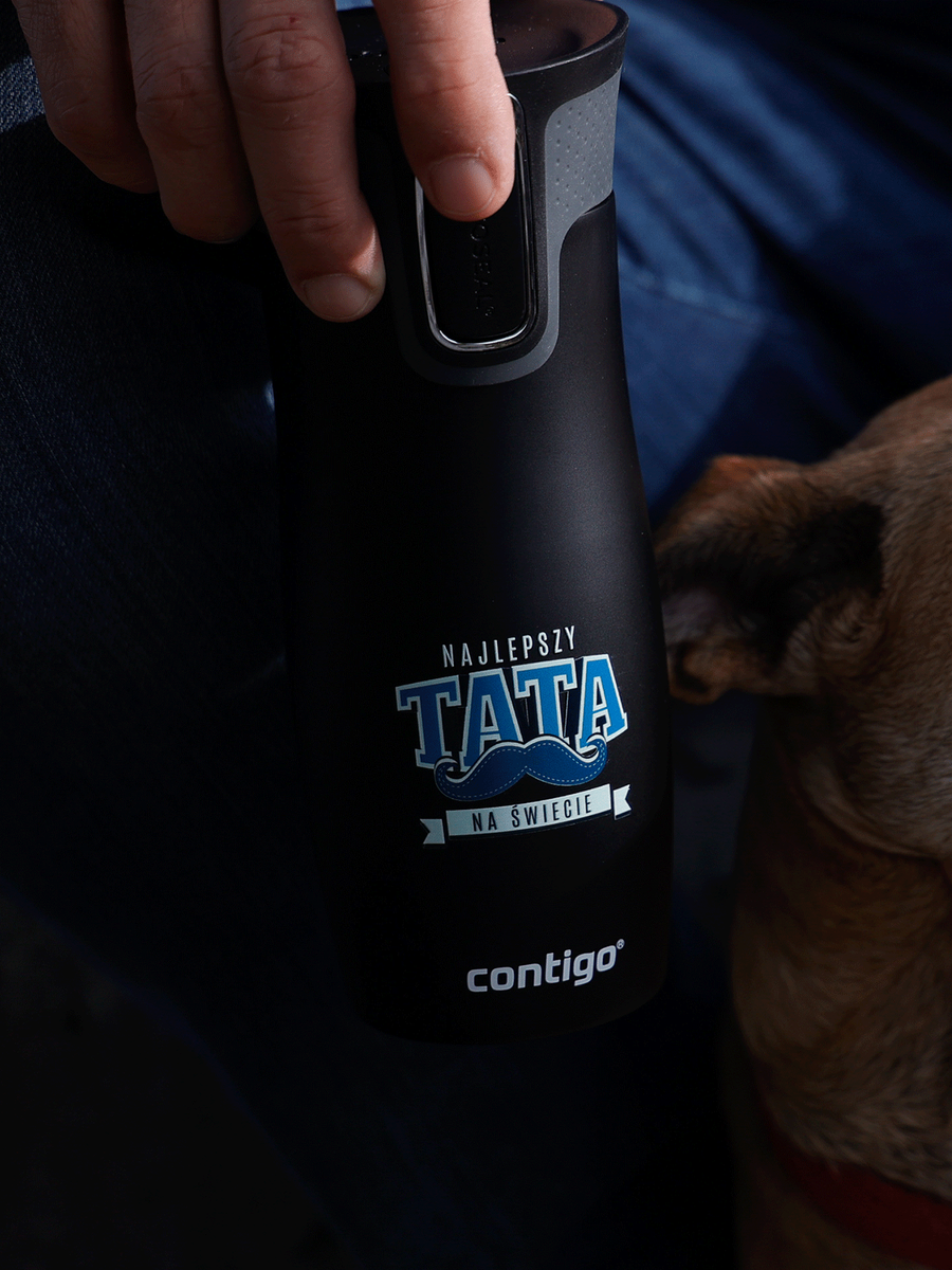Kubek termiczny dla Taty - Contigo West Loop • 470ml - "Najlepszy Tata na Świecie"