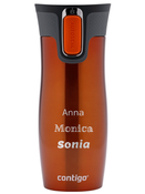 Kubek termiczny z grawerem - Contigo West Loop 2.0 • 470ml • Pomarańczowy