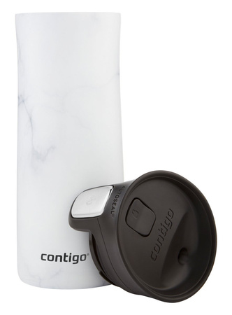 Kubek termiczny - Contigo Pinnacle Couture • 420ml • White Marble