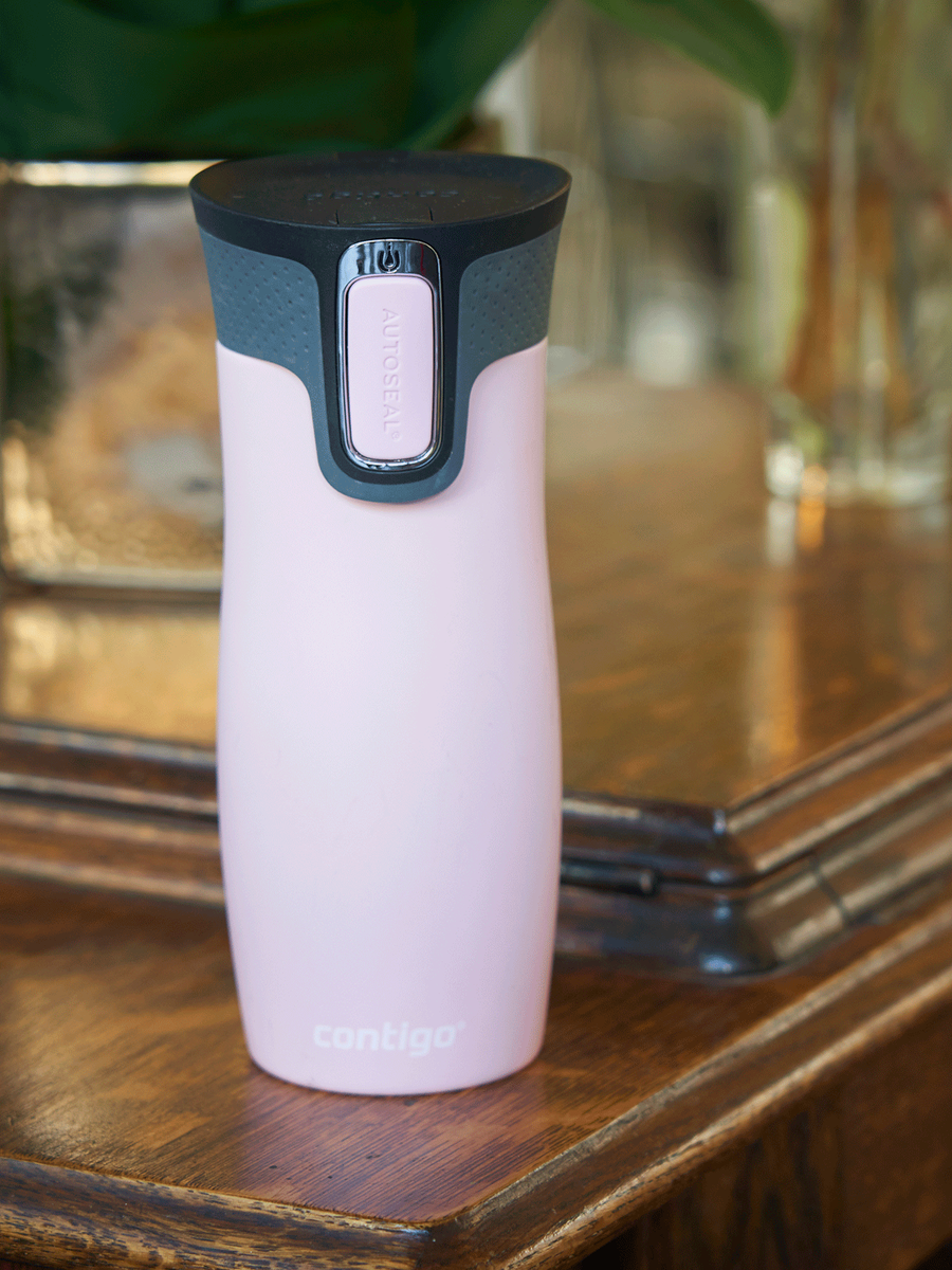 Kubek termiczny - Contigo West Loop 2.0 • 470ml • Różowy Mat