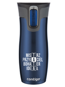 Dzień Taty Kubek termiczny - Contigo West Loop • 470ml • Granat Mat "Tata"