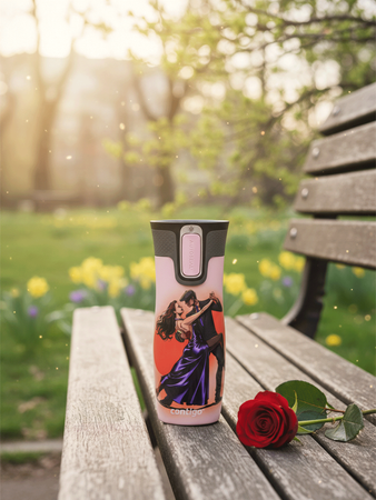 Kubek termiczny Contigo West Loop 2.0 470ml - Tango - Różowy Mat