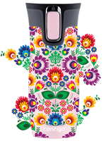 Kubek termiczny - Contigo West Loop 2.0 • 470ml • Folklor - Różowy Mat