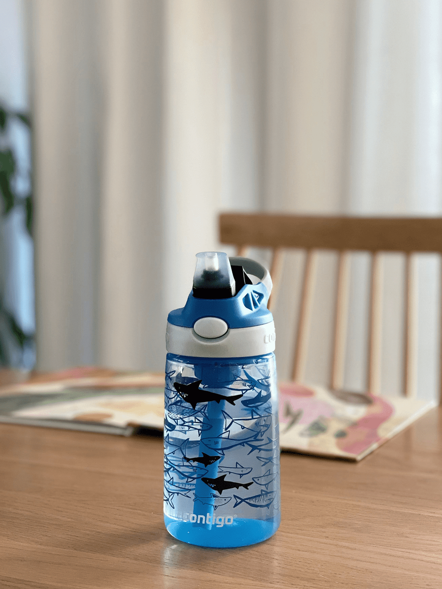 Bidon / butelka dla dzieci - Contigo Easy Clean • 420ml • Sharks