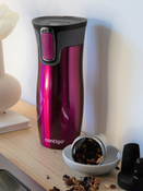 Kubek termiczny - Contigo West Loop 2.0 • 470ml • Malinowy + Pudełko